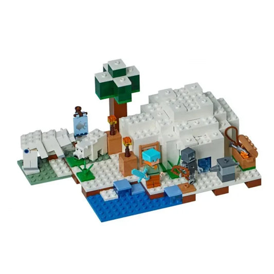 My World The ice House Building Building Blocks Toy Set For Kids