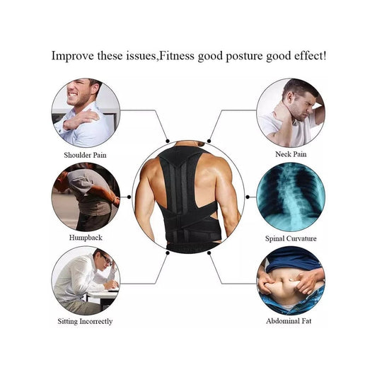 Premium Posture Corrector Belt with Integrated Support Rods