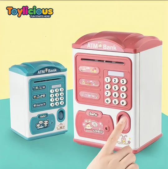 Kids Money Bank ATM with Fingerprint