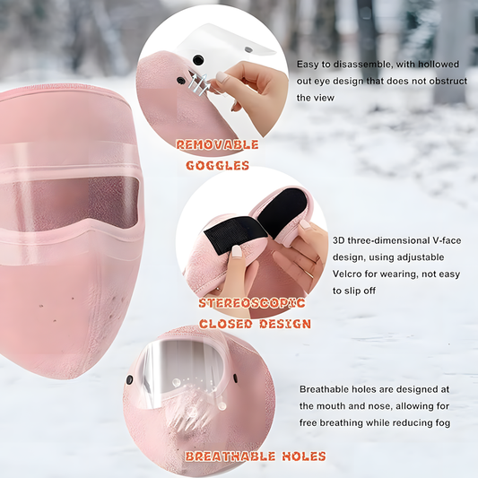 Wind and Smog Resistant Full Face Mask