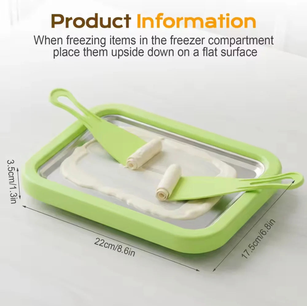 Instant Rolled Ice Cream Maker