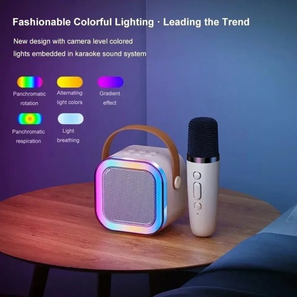 K12 Karaoke Portable Wireless Speaker With Dual Microphones