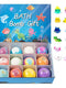 12 Pcs Bath Bombs for Kids with Toys Inside Bath Bombs Gift Set with Sea Animals Toys