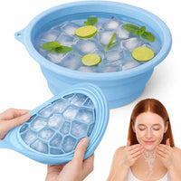 Silicone Ice Facial Bowl with Ice Tray