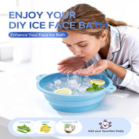 Silicone Ice Facial Bowl with Ice Tray