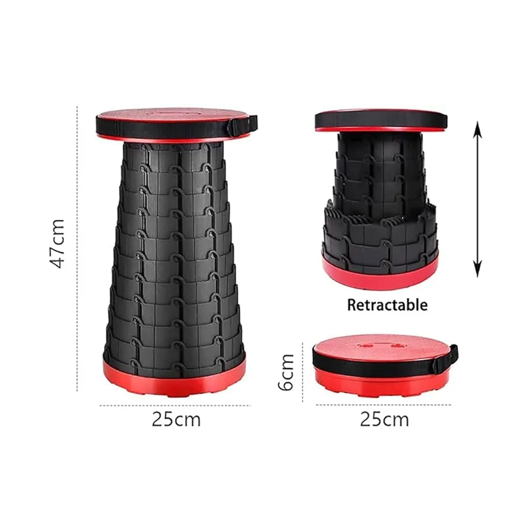 Telescopic Retractable Round Folding Stool