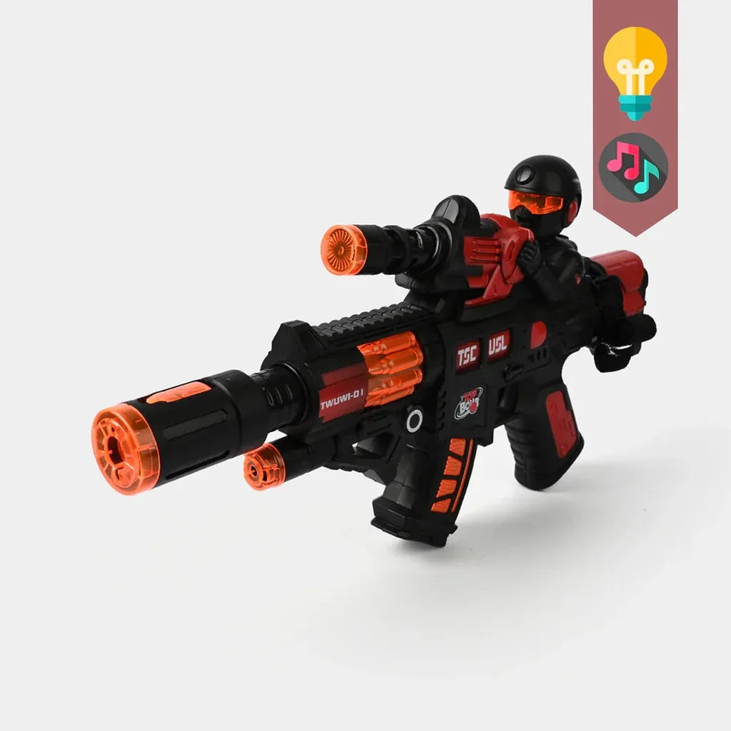 Battle  Elite Electric Gun With Music & Sound | Gun For Kids