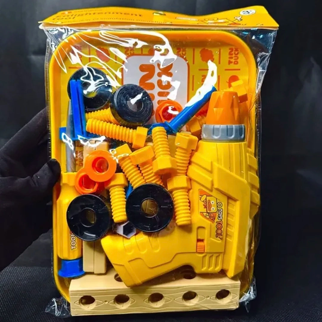35-Piece Electric Drill Tools Set – Kids Early Education Toy