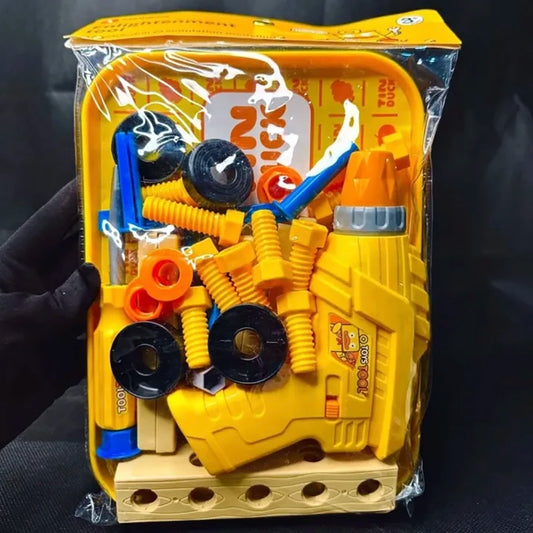 35-Piece Electric Drill Tools Set – Kids Early Education Toy