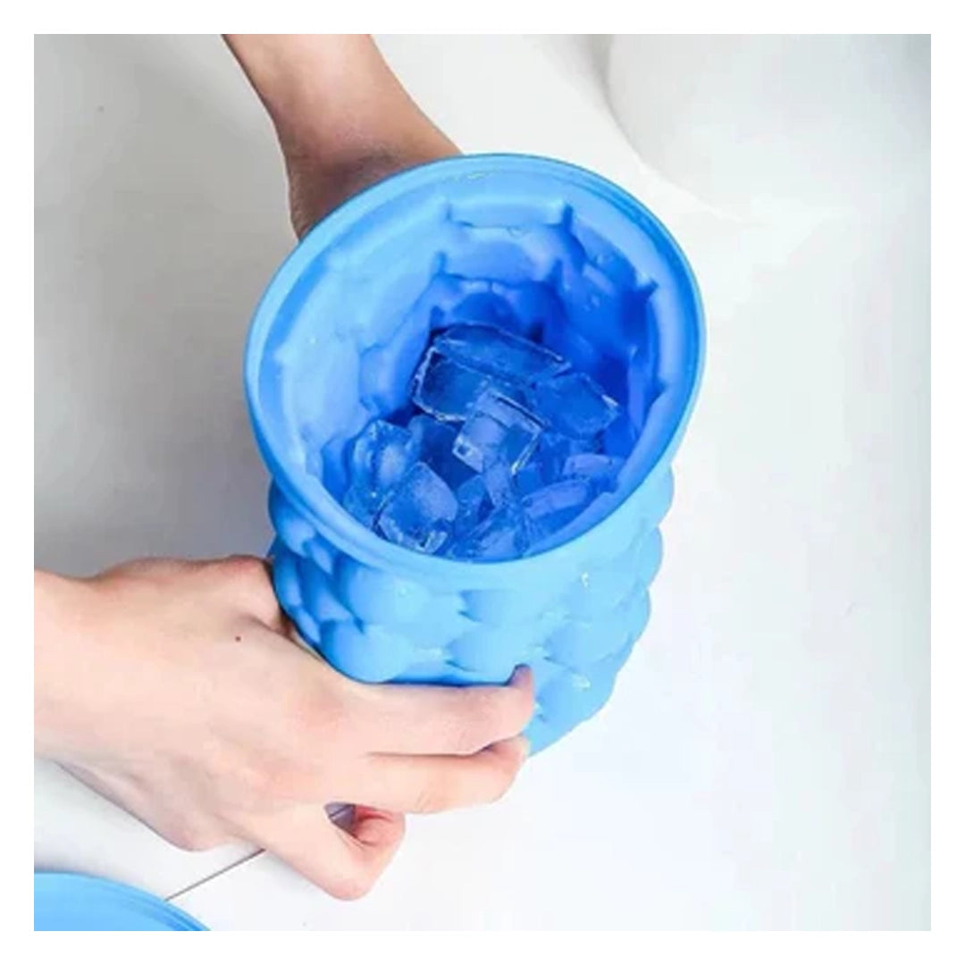 Silicone Ice Cube Maker Bucket