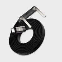 240W Type C Charging Cable with Built in Phone Stand