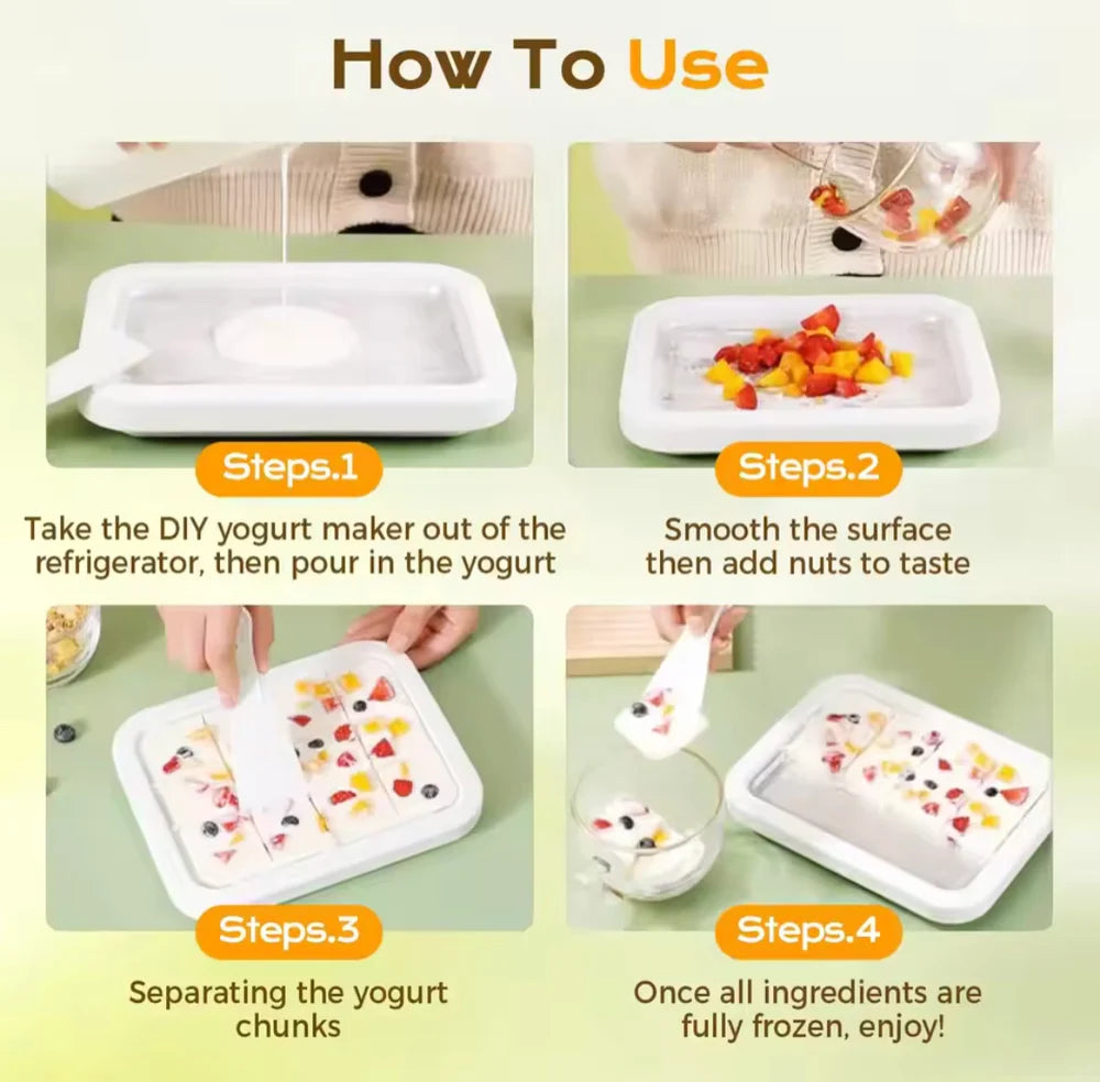 Instant Rolled Ice Cream Maker