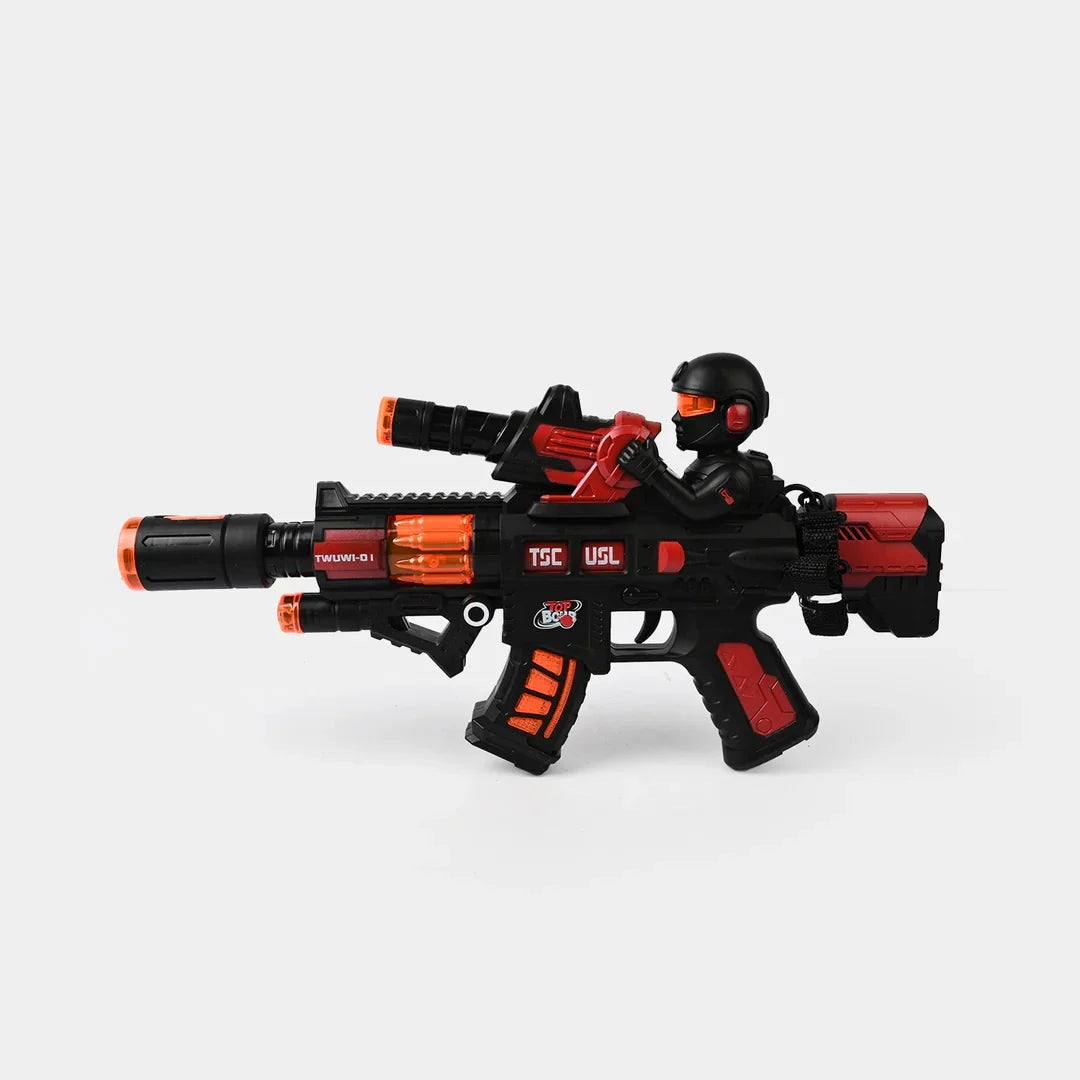 Battle  Elite Electric Gun With Music & Sound | Gun For Kids