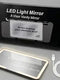 Car Sun Visor Vanity Mirror with LED Lights  Rechargeable Dimmable Makeup Mirror