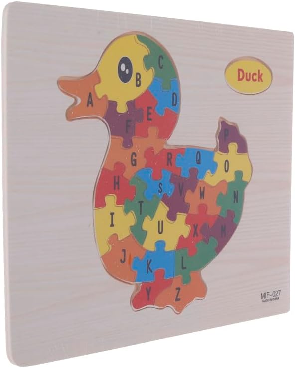 Wood Duck Puzzle Toy For Kids