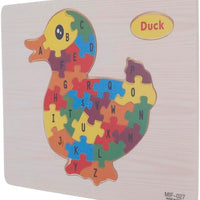 Wood Duck Puzzle Toy For Kids