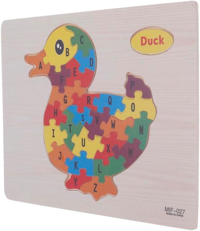 Wood Duck Puzzle Toy For Kids