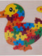 Wood Duck Puzzle Toy For Kids
