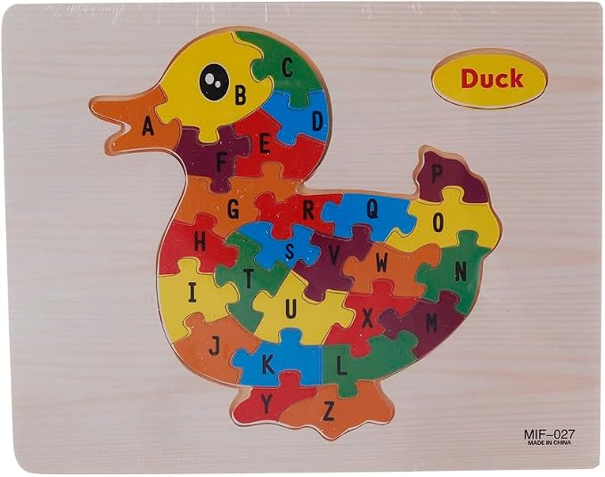Wood Duck Puzzle Toy For Kids