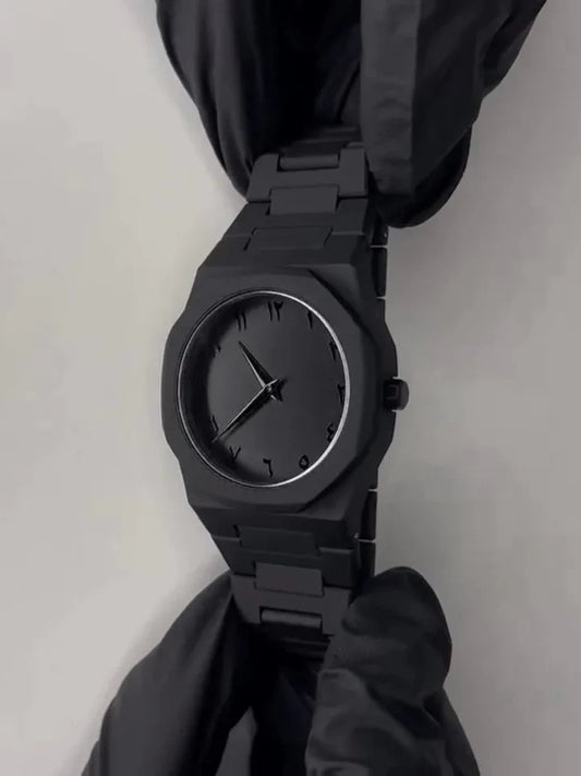 Black Arabic Aura Watch