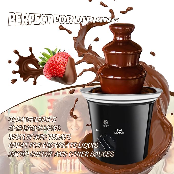 Mini chocolate Fondue Fountain