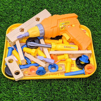 35-Piece Electric Drill Tools Set – Kids Early Education Toy