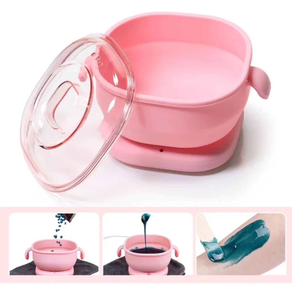 Portable Silicone Wax Bean Warmer Hair Removal Wax Machine