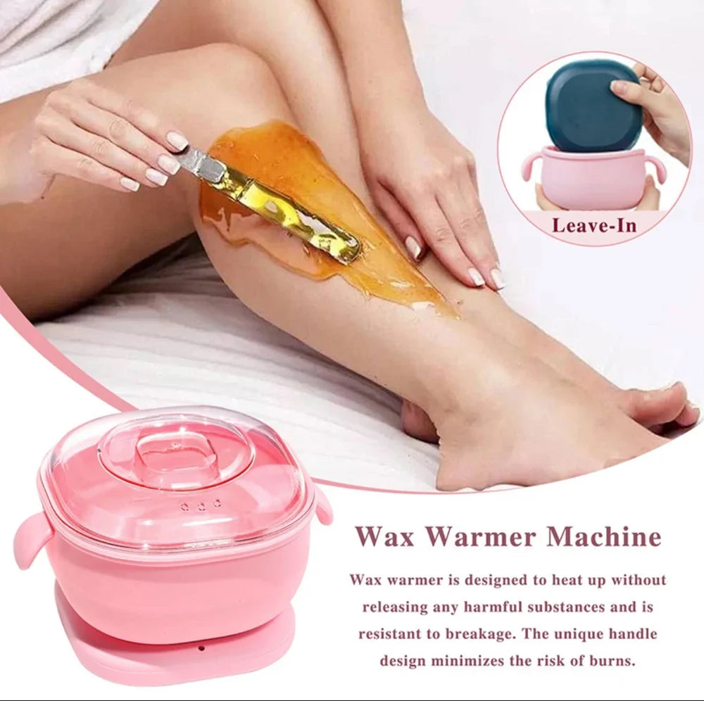 Portable Silicone Wax Bean Warmer Hair Removal Wax Machine