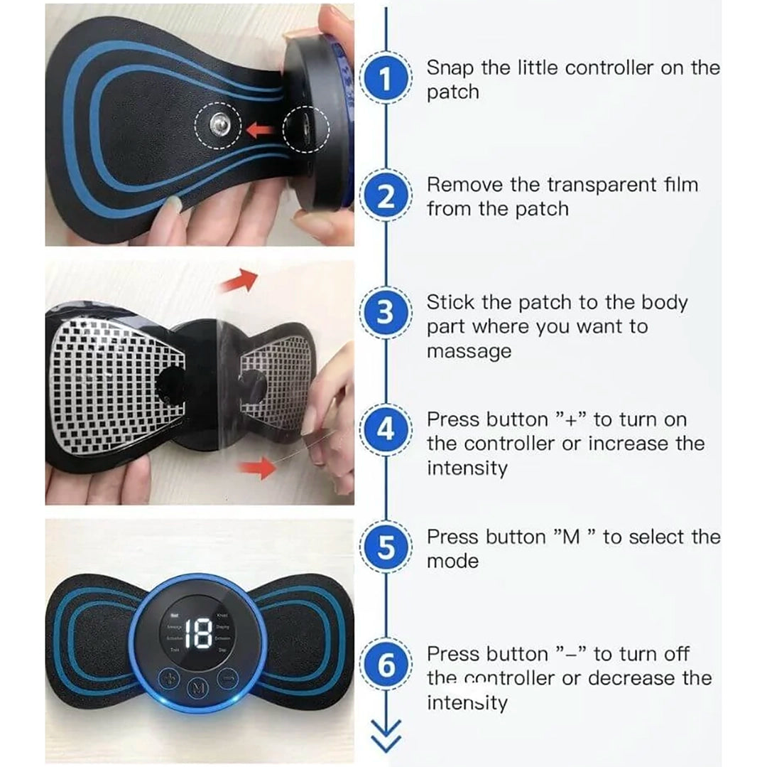 EMS Butterfly Mini Body Massager