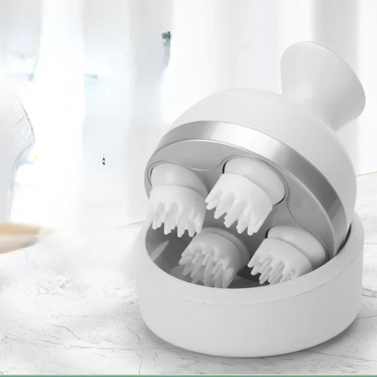Scalp Massager With 4 Kneading Massage Heads