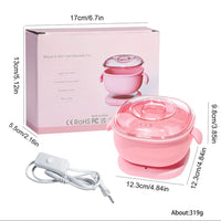 Portable Silicone Wax Bean Warmer Hair Removal Wax Machine