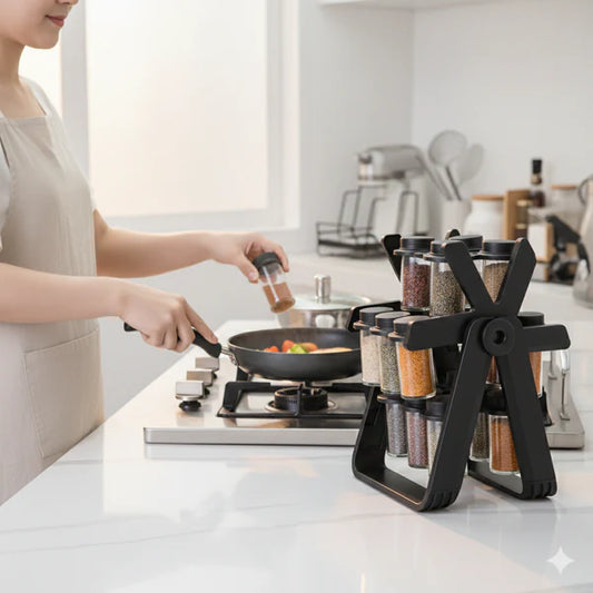 18 Jar Rotating Spice Organiser