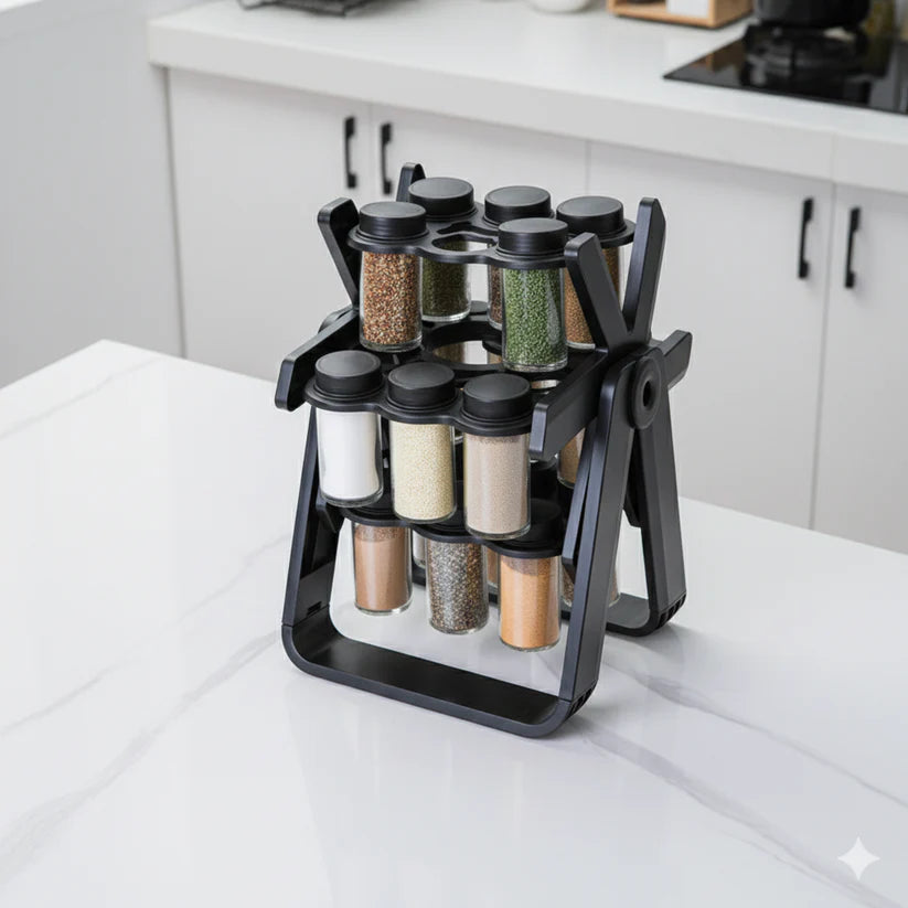 18 Jar Rotating Spice Organiser