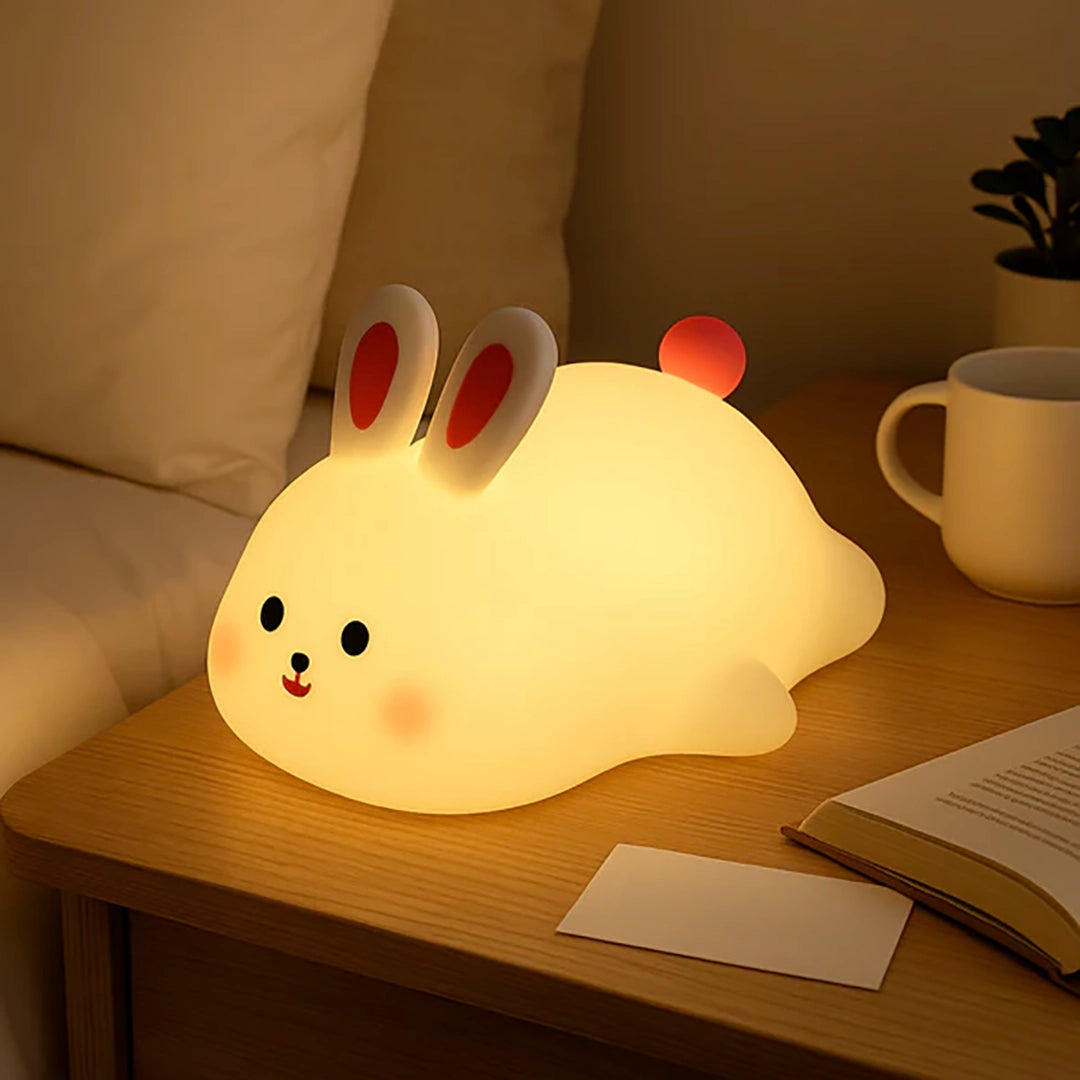 Cute Rabbit Silicone Lamp