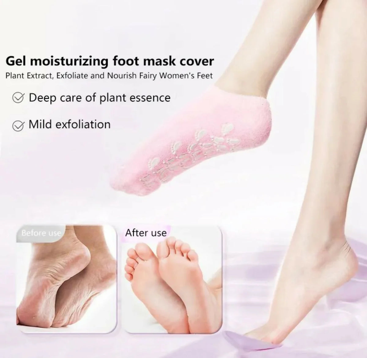 Moisturizing Spa Gel Socks for Women