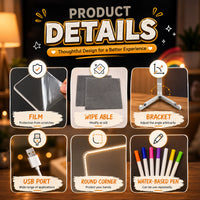 DIY LED Acrylic Writing Board Lamp – Creative Glow Board