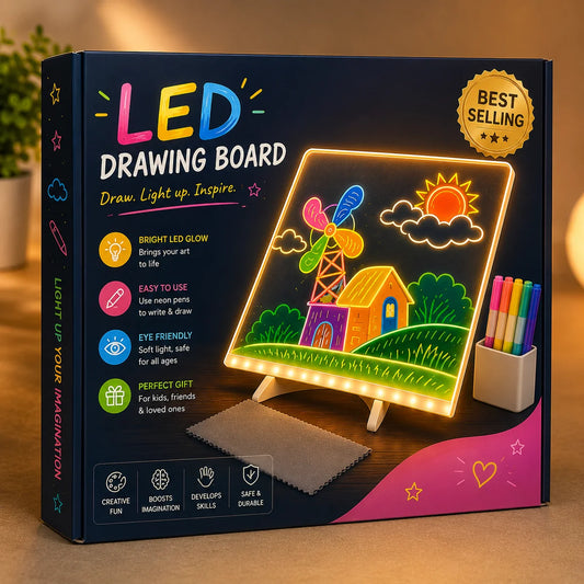 DIY LED Acrylic Writing Board Lamp – Creative Glow Board