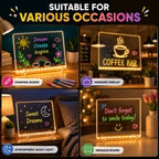 DIY LED Acrylic Writing Board Lamp – Creative Glow Board