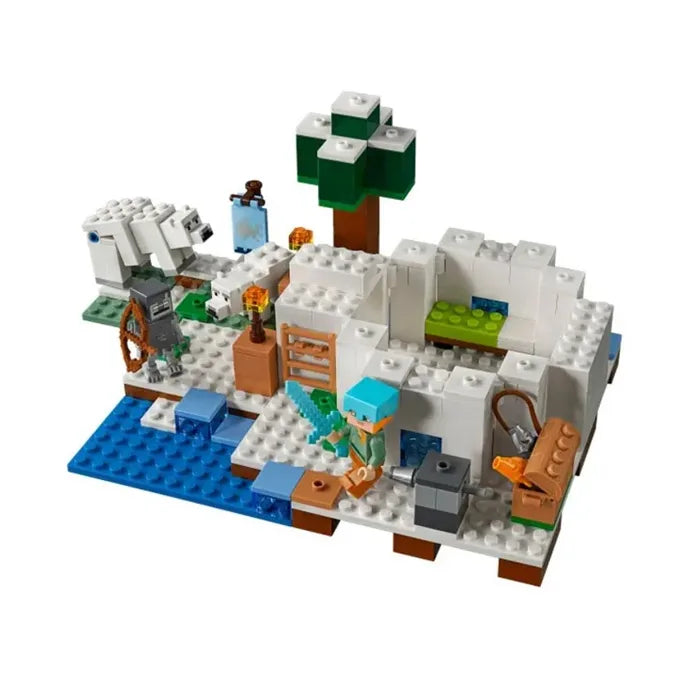 My World The ice House Building Building Blocks Toy Set For Kids