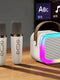 K12 Karaoke Portable Wireless Speaker With Dual Microphones