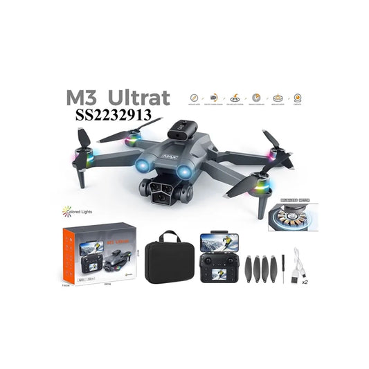 M3 Ultra Drone – LCD, Brushless Motors & Obstacle Control