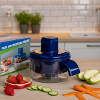 Electric Fruit & Vegetable Peeler Machine – Automatic 5-Blade Peeler & Chopper