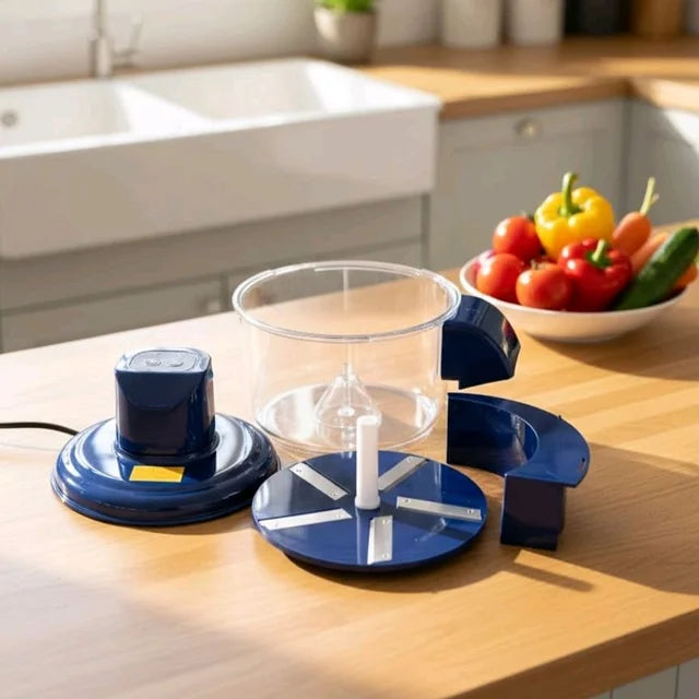 Electric Fruit & Vegetable Peeler Machine – Automatic 5-Blade Peeler & Chopper