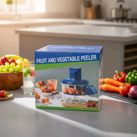 Electric Fruit & Vegetable Peeler Machine – Automatic 5-Blade Peeler & Chopper