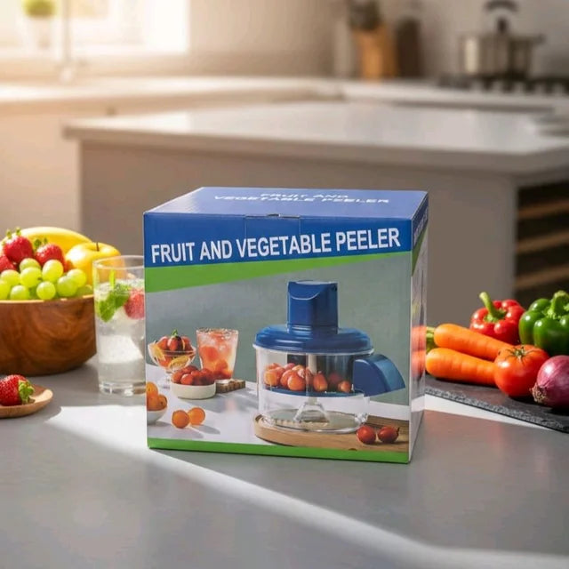Electric Fruit & Vegetable Peeler Machine – Automatic 5-Blade Peeler & Chopper