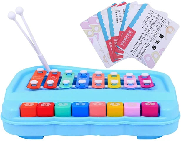 2In1 Piano Xylophone Musical Toy