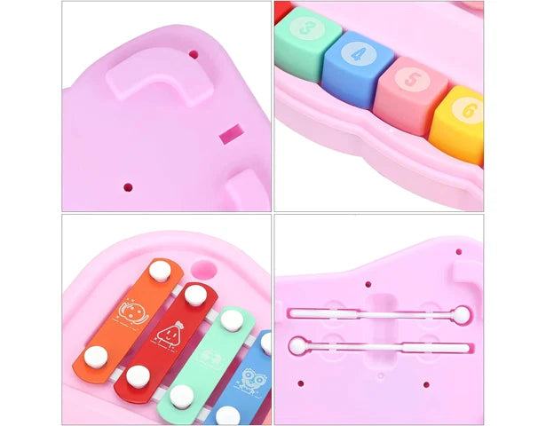 2In1 Piano Xylophone Musical Toy