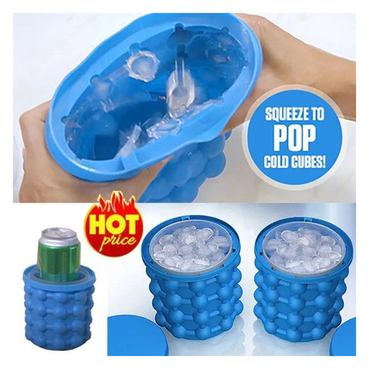 Silicone Ice Cube Maker Bucket