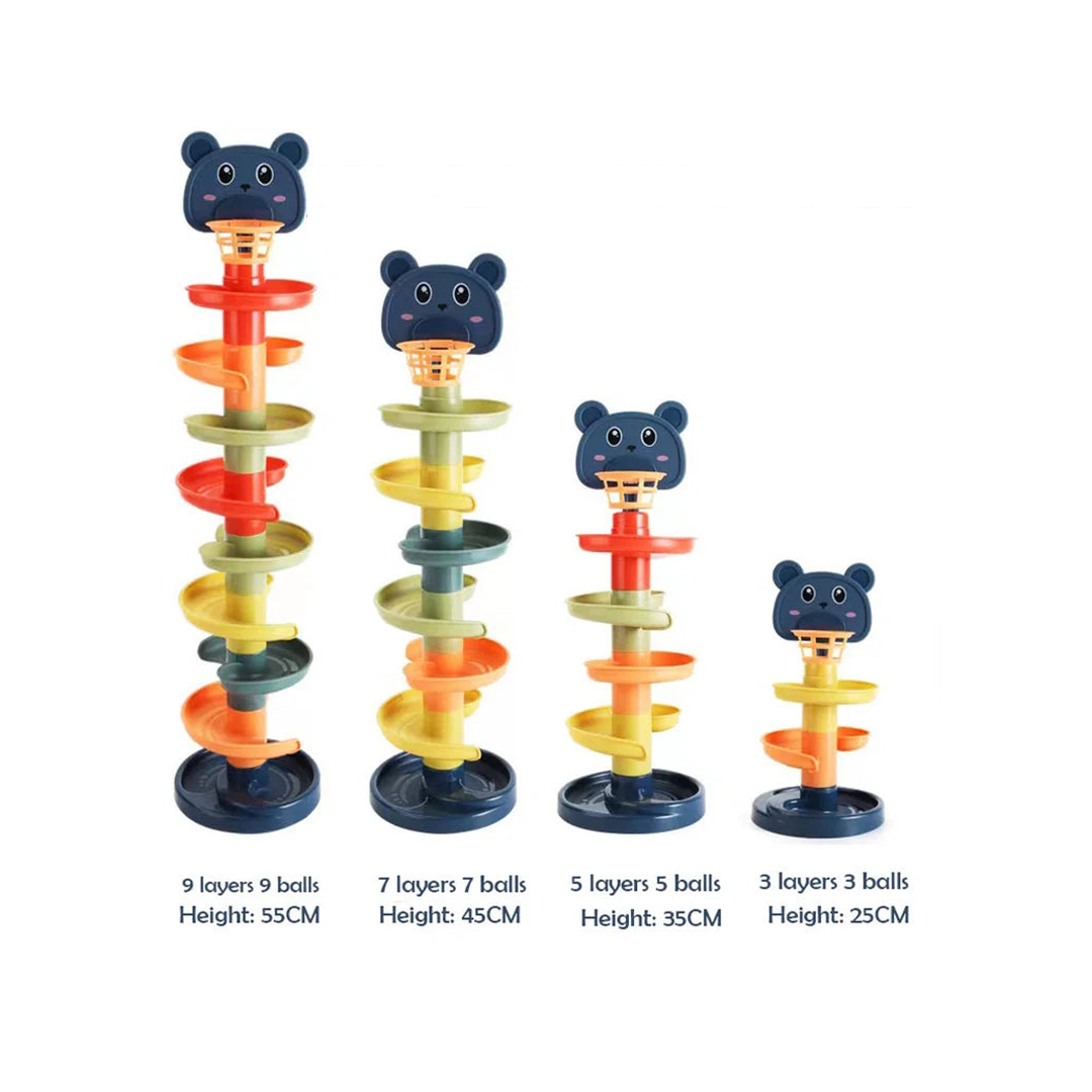 Stackable Ball Tower 7-Layer Rolling Ball Tower – MLE Trend