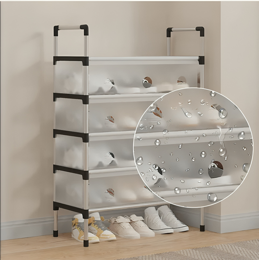 Dustproof Shoe Rack – Stainless Steel